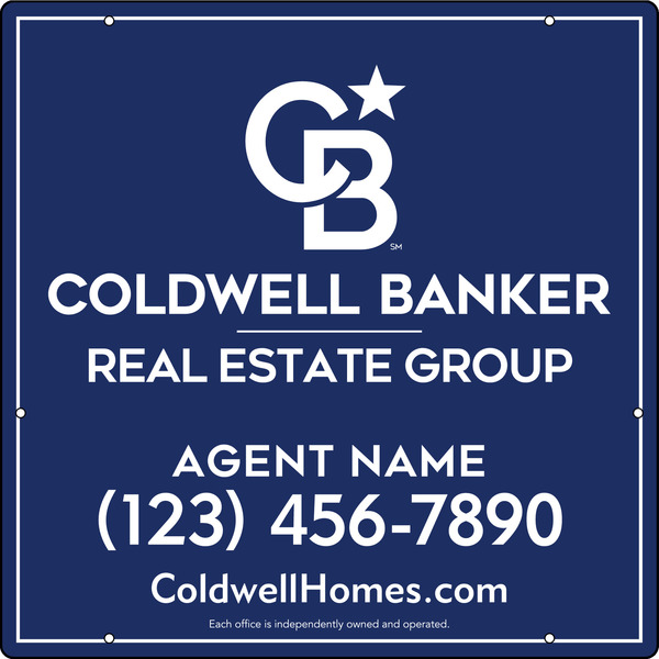 Agent Hanging Sign Panel, 24h x 24w, Steel
