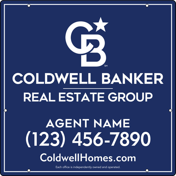 Agent Hanging Sign Panel, 24h x 24w, 3MM Aluminum Composite