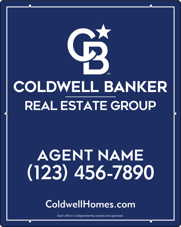 Agent Hanging Sign Panel, 30h x 24w, 3MM Aluminum Composite