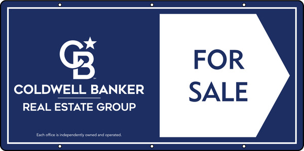For Sale Office Sign Panel, 12h x 24w, Steel