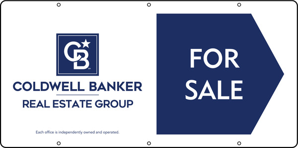 For Sale Office Sign Panel, 12h x 24w, Steel