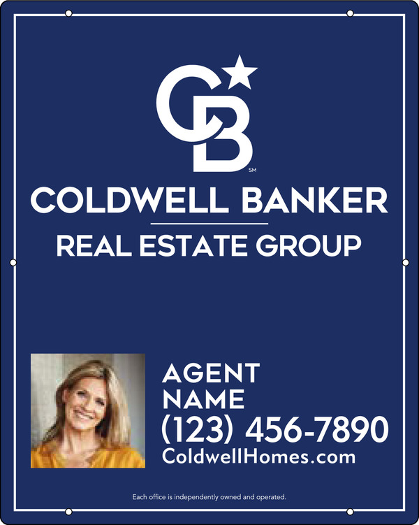 Agent Photo Hanging Sign Panel, 30h x 24w, 3MM Aluminum Composite