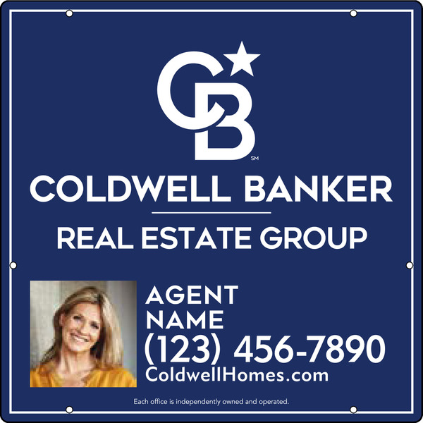 Agent Photo Hanging Sign Panel, 24h x 24w, 3MM Aluminum Composite