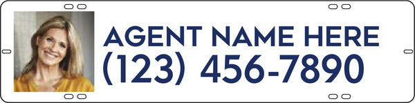 Agent Photo Sign Rider, 6h x 24w, Steel