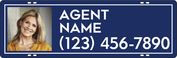 Agent Photo Sign Rider, 8h x 24w, Steel