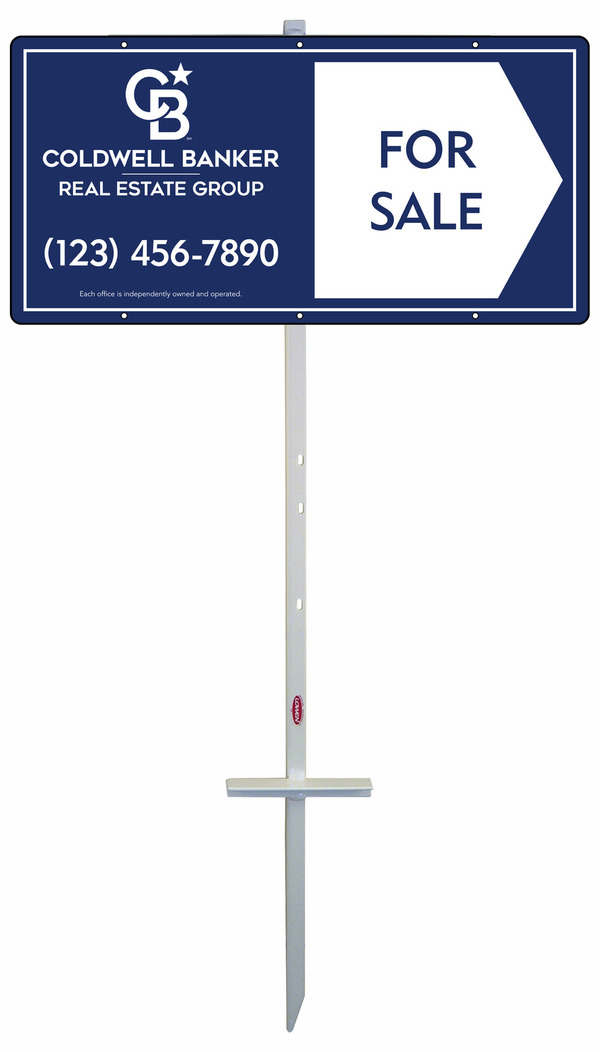 For Sale T-Stake and Office Phone Number Panel Unit, 12h x 24w, Steel