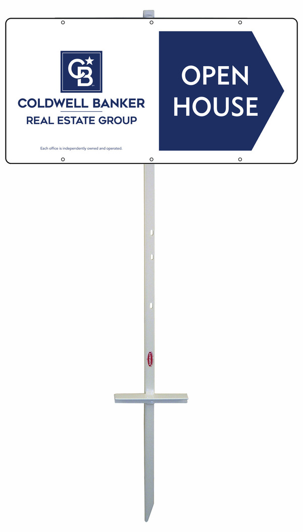 Open House T-Stake and Office Panel Unit, 12h x 24w, Steel