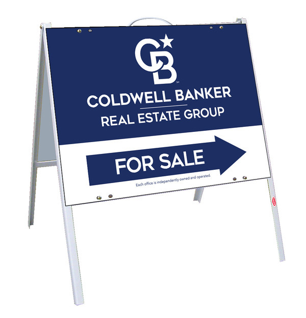 For Sale A-Frame and Office Sign Panel Unit, 18h x 24w, .050 Poly