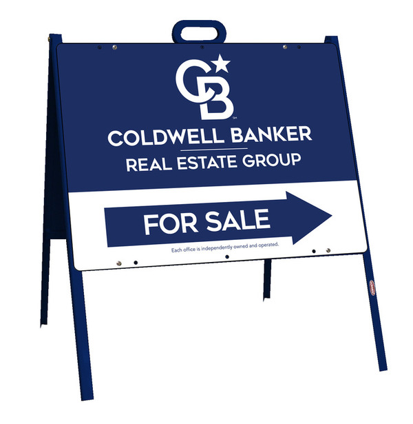 For Sale A-Frame and Office Sign Panel Unit, 18h x 24w, Steel