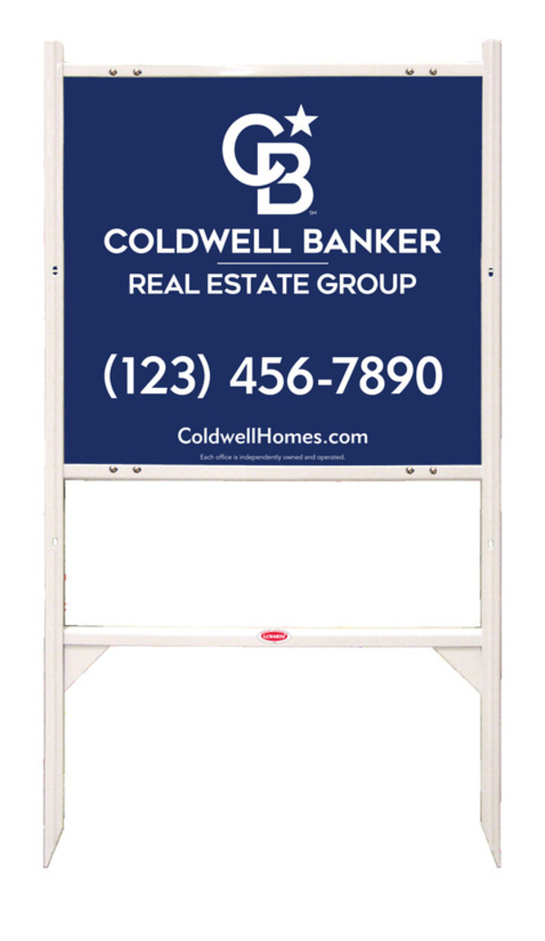 Angle Iron Frame and Office Sign Panel Unit, 22h x 24w, Steel