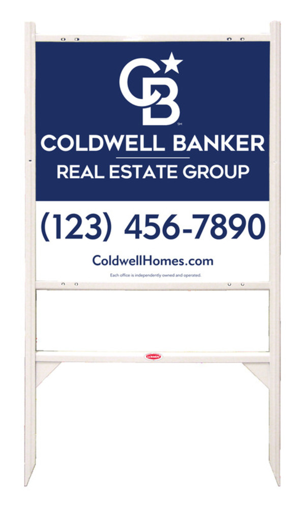 Angle Iron Frame and Office Sign Panel Unit, 24h x 24w, Steel