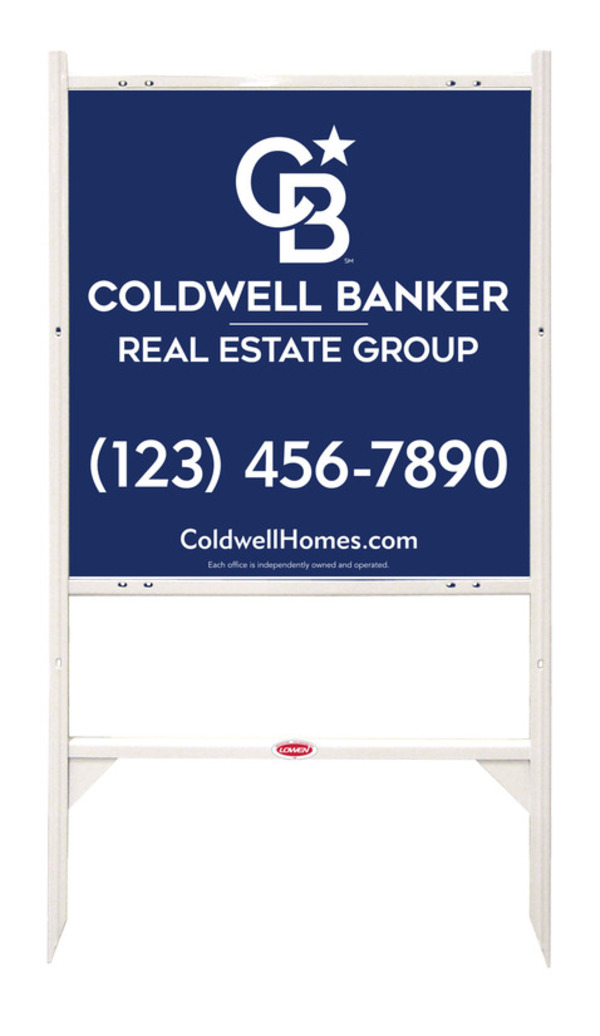 Angle Iron Frame and Office Sign Panel Unit, 25h x 24w, Steel