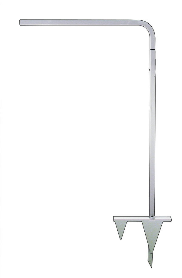 Tube Sign Stake, 51.25 - White