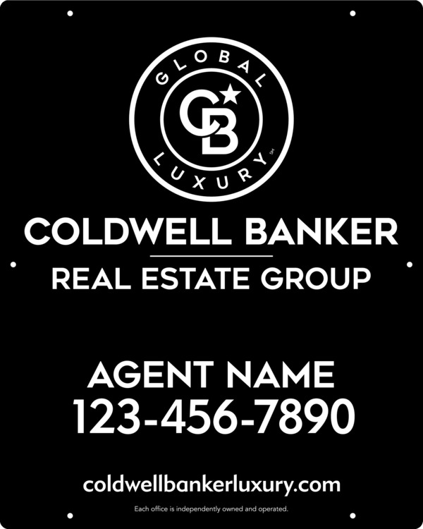 Agent Hanging Sign Panel, 30h x 24w, 3MM Aluminum Composite