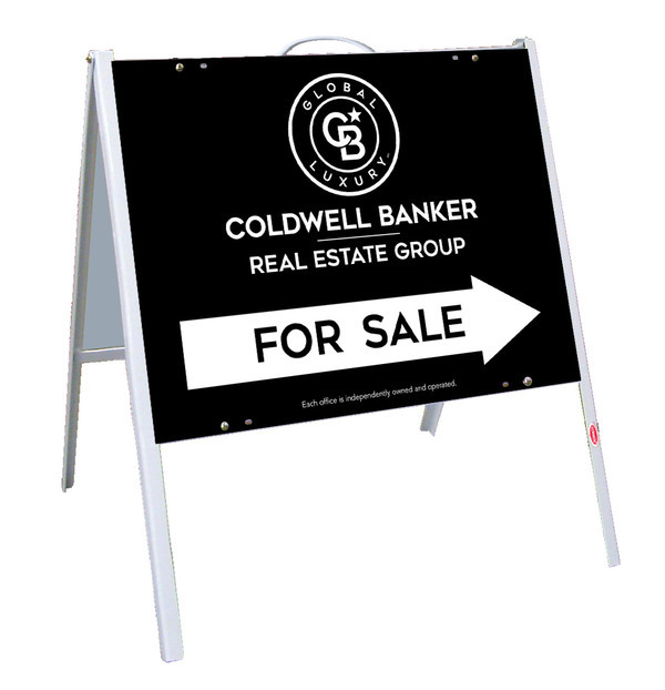 A-Frame and Office For Sale Sign Panel Unit, 18h x 24w, .050 Poly