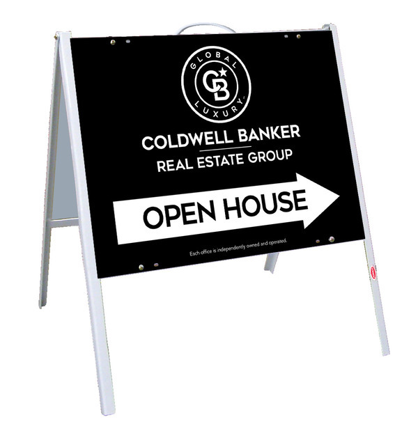 A-Frame and Office Open House Sign Panel Unit, 18h x 24w, .050 Poly