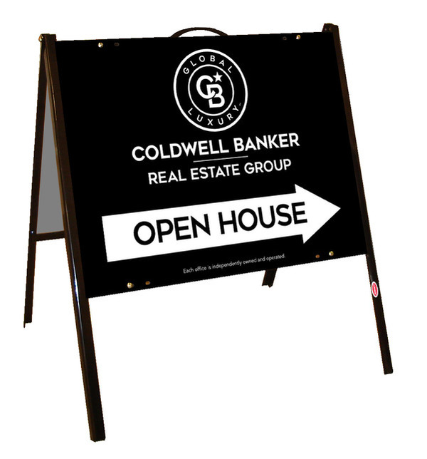 A-Frame and Office Open House Sign Panel Unit, 18h x 24w, .050 Poly