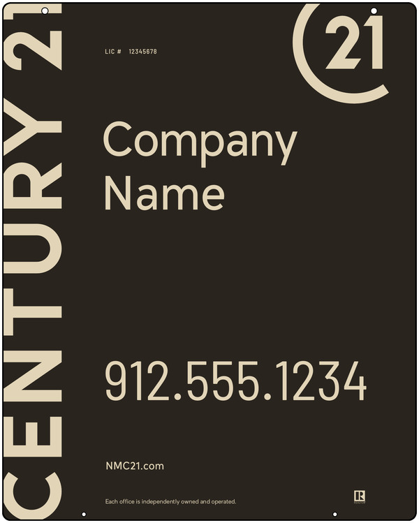Hanging Sign Panel, 30h x 24w, Steel