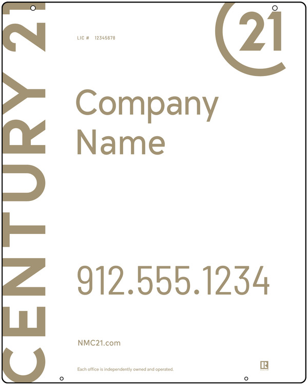 Hanging Sign Panel, 30h x 24w, 3mm Aluminum Composite