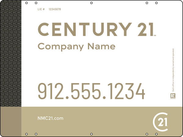 Reflective Sign Panel, 18h x 24w, Steel