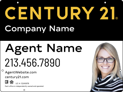 Steel Hanging Panel 18x24 DF - Century 21 | Lowen Sign