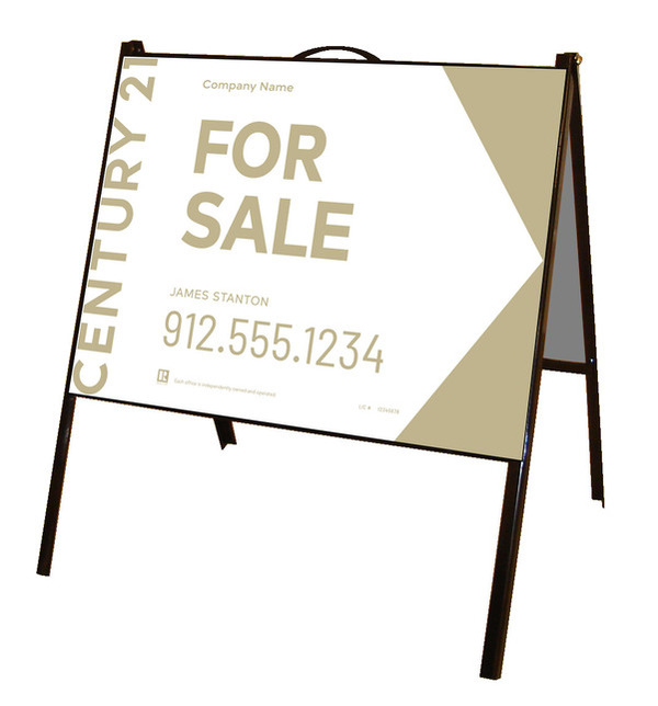 For Sale A-Frame and Sign Panel Unit, 18h x 24w