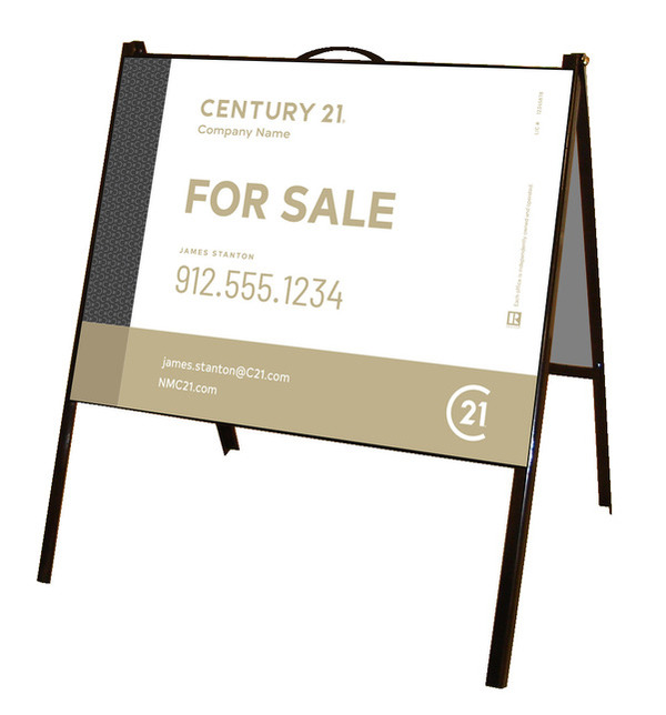 For Sale A-Frame and Sign Panel Unit, 18h x 24w