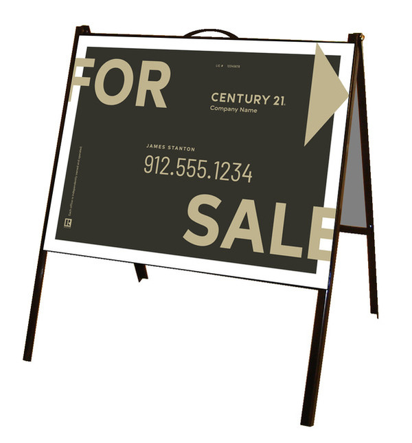 For Sale A-Frame and Sign Panel Unit, 18h x 24w