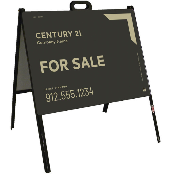 For Sale A-Frame and Sign Panel Unit, 18h x 24w, Steel