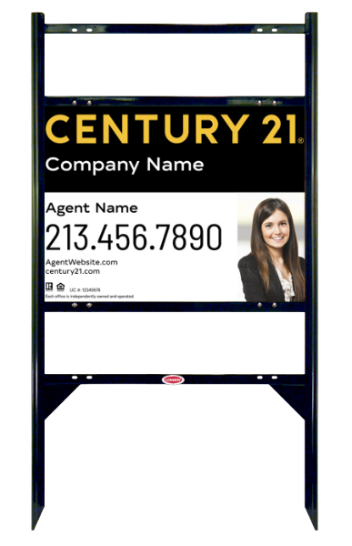 Thor Frame 18x24 Steel Listing White - Century 21 | Lowen Sign