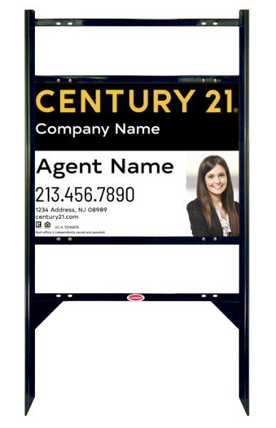 Thor Frame 18x24 Steel Commercial White - Century 21 | Lowen Sign