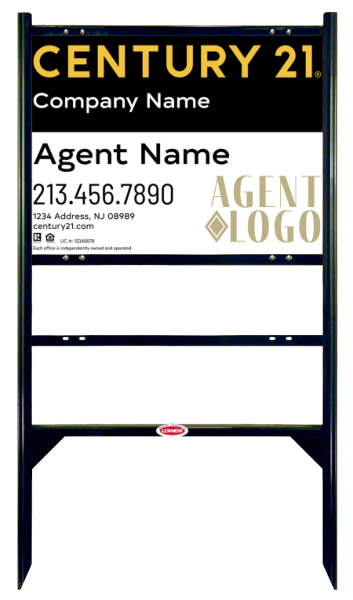 Thor Frame 18x24 Steel Single Rider Heritage Luxury - Century 21 | Lowen Sign