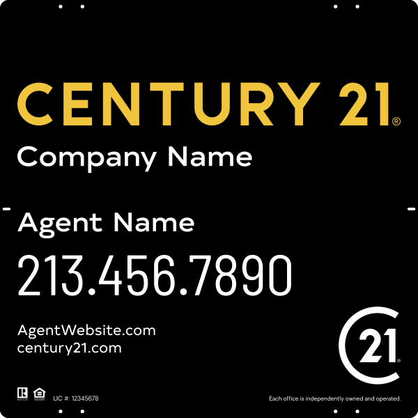 Reflective Sign Panel, 24h x 24w, Steel