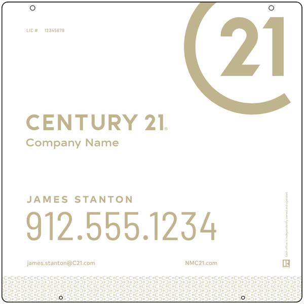 Hanging Sign Panel, 24h x 24w, Steel