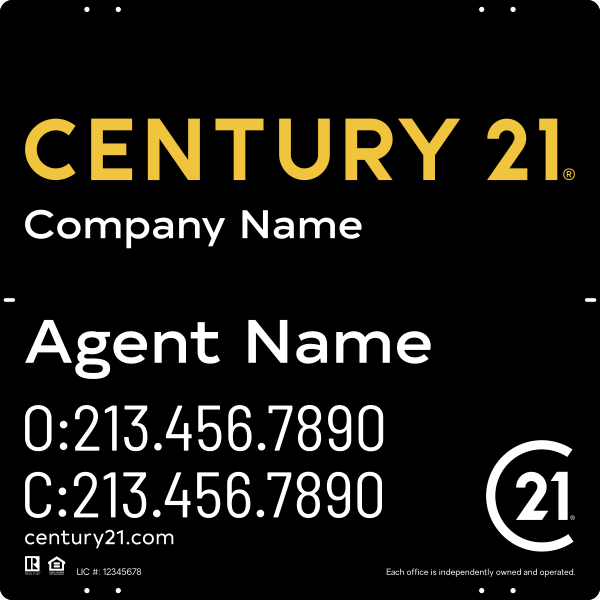 Reflective Sign Panel, 24h x 24w, Steel