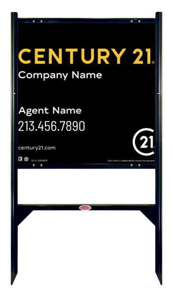 Gibraltar Frame Unit 24x24 Steel Agent - Century 21 | Lowen Sign