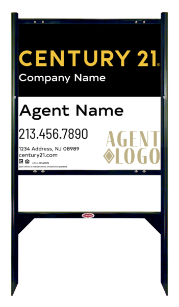 Gibraltar Frame 24x24 Steel Residential Luxury - Century 21 | Lowen Sign