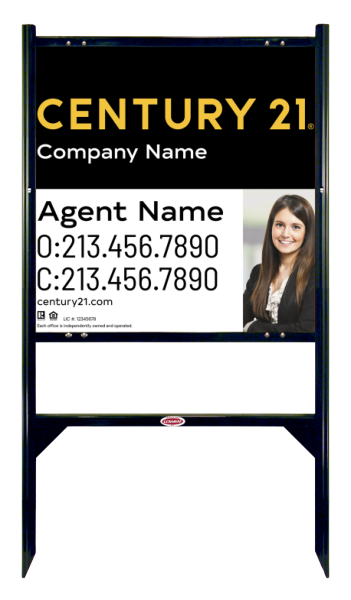 Gibraltar Frame 24x24 Steel Commercial White - Century 21 | Lowen Sign