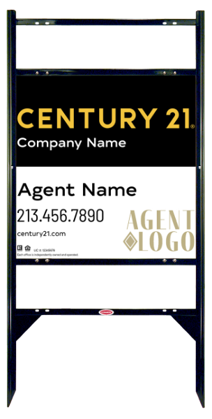 Thor Frame Unit 24x24 Steel Agent Luxury - Century 21 | Lowen Sign