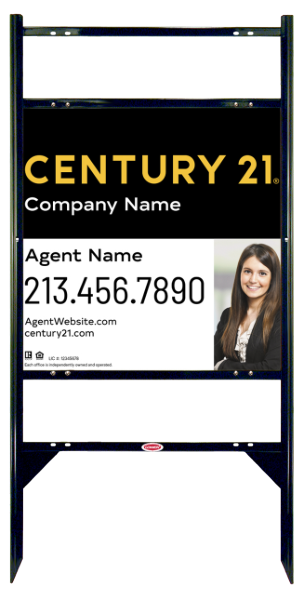 Thor Frame 24x24 Steel Listing White - Century 21 | Lowen Sign