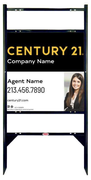 Thor Frame 24x24 Steel White - Century 21 | Lowen Sign