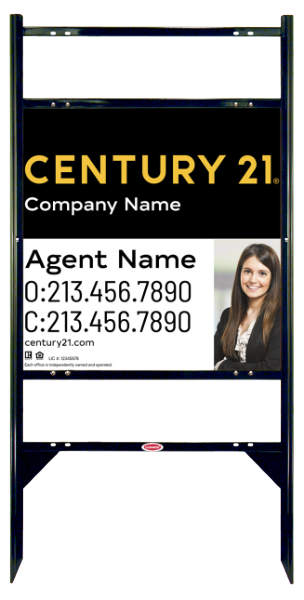 Thor Frame 24x24 Steel Commercial White - Century 21 | Lowen Sign