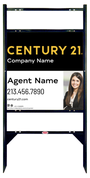 Thor Frame 24x24 Steel Agent White - Century 21 | Lowen Sign