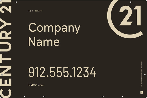 Hanging Sign Panel, 24h x 36w, Steel