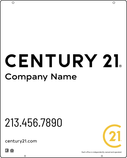 Steel Hanging Panel 30x24 DF - Century 21 | Lowen Sign
