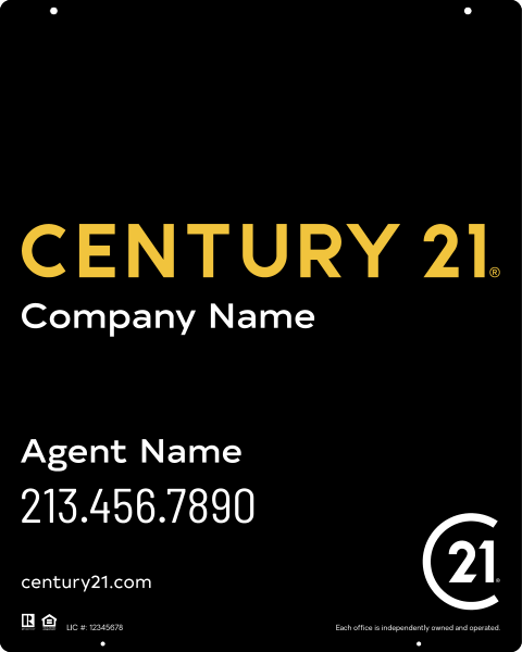 Steel Hanging Panel 30x24 DF - Century 21 | Lowen Sign