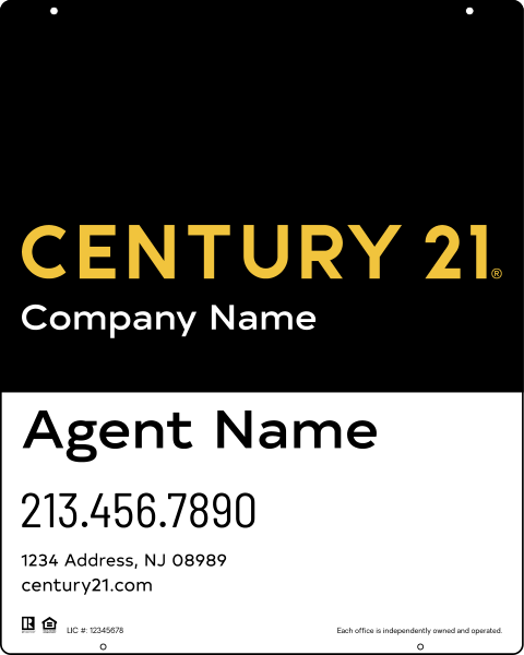 Steel Hanging Panel 30x24 DF - Century 21 | Lowen Sign