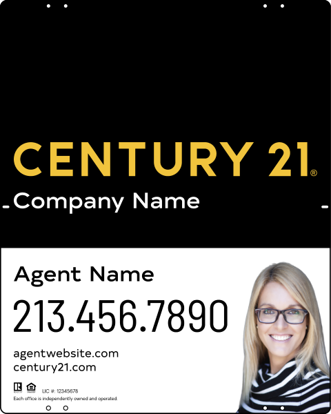 Steel Yard Sign Panel 30x24 DF - Century 21 | Lowen Sign