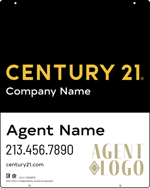 Steel Hanging Panel 30x24 DF - Century 21 | Lowen Sign