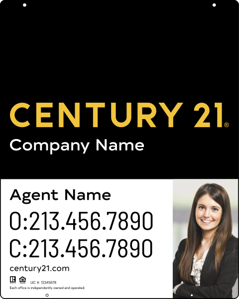 Steel Hanging Panel 30x24 DF - Century 21 | Lowen Sign